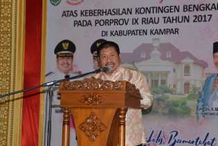 Pagi Ini Bupati Bengkalis Hadiri Pembukaan Musorkab KONI Bengkalis