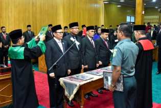 Empat Pimpinan Definitif DPRD Bengkalis Resmi Ditetapkan