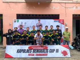 Mahasiswa Polbeng Ikuti Turnamen Futsal Bhayangkara Cup ke-79