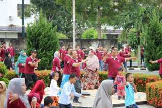 Jalin Silaturrahim, Polbeng gelar Family Gathering dan Penanaman Pohon