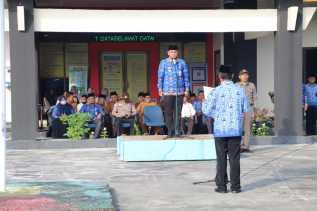 Perdana, Mahasiswa KKN STAIN Ikuti Apel Hari Kesadaran Nasional