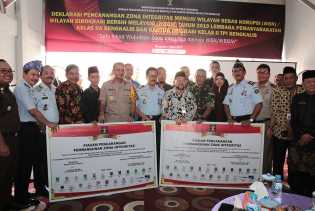 Lapas dan Imigrasi Bengkalis Canangkan Zona Integritas Menuju WBK WBBM