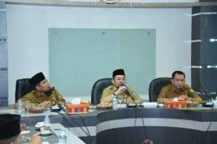 Sekda H Bustami HY Langsung Pimpinan Rapat Penyusunan LKPJ Bupati Bengkalis 2018