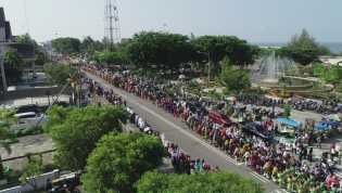 Karnaval Budaya Pesona Negeri Junjungan Berlangsung Meriah