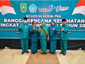 Ketua TP PKK Kabupaten Bengkalis Dikukuhkan Sebagai Bunda Asuh Anak Stunting