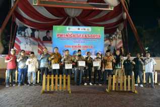 Songsong HPN dan Peduli Bencana Sumatera PWI Bengkalis Taja PWI Night Fest 2025