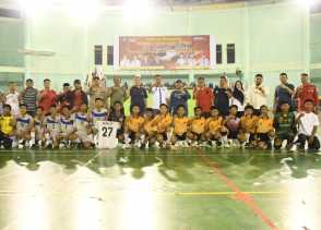 Wabup Bagus Santoso Buka Turnamen Futsal AFK Bermasa Cup I Tahun 2023 Antar Sekolah Tingkat SD dan U-16