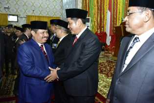 Amril Mukminin Ucapkan Selamat dan Taniah kepada 45 Anggota DPRD Bengkalis yang Baru Ucapkan Sumpah/Janji
