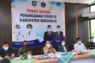 Sekda Bengkalis Laporkan Kekurangan Dosis Vaksin Kepada Gubri