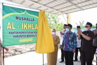 Bupati Bengkalis Resmikan Mushalla Al-Ikhlas Kemenag