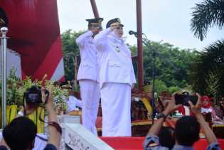Pimpin Upacara Peringatan HUT Ke-77 RI, Bupati: Semoga Indonesia Pulih Lebih Cepat, Bangkit Lebih Kuat