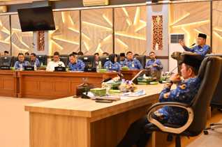 Wabup Bengkalis Hadiri Rakor Akhir Gugus Tugas Reforma Agraria Provinsi Riau Tahun 2025
