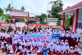 Diskominfotik Bengkalis Edukasi Siswa SD Negeri 5 Penggunaan Gawai, Bullying dan Hoaks