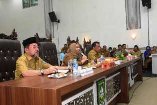 Bupati Kasmarni Minta Desa Percepat Penyerapan Anggaran Bermasa