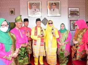 Bupati Kasmarni Sambut Kehadiran Gubernur Riau
