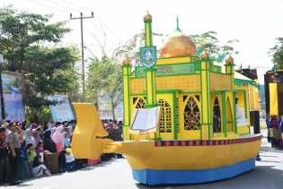 “Mengarungi Samudera Qurani” Begitulah Nama Mobil Hias Kafilah Bengkalis