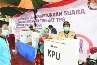 KPU Bengkalis Gelar Simulasi Pemungutan dan Perhitungan Suara di Masa Pandemi