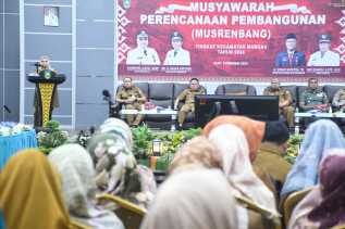 Buka Musrenbang Kecamatan Mandau, Bupati Kasmarni Sampaikan Peningkatan Jalan Masih Jadi Skala Prioritas