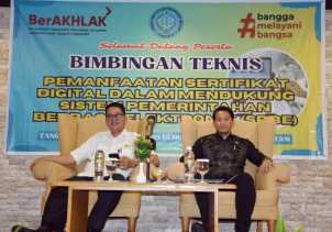 Bersama LPPKP, Pemkab Bengkalis Gelar Bimtek Pemanfaatan Sertifikat Digital