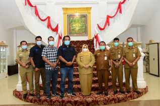 Tingkatkan Silaturahim, Pimpinan Tribun Pekanbaru Audiensi Bersama Bupati Bengkalis