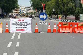 Perbaikan Box Culvert, Jalan Jend. Sudirman dan Jend A. Yani Bengkalis Ditutup