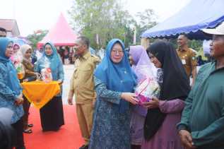 Peringati HKG PKK Ke-54, Ketua TP-PKK Bengkalis Siti Aisyah Ajak Perkuat Peran Keluarga dan Penguatan Posyandu