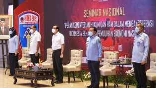Kemenkumham Gelar Seminar Nasional, Libatkan Semua Sektor Demi Pulihkan Ekonomi Nasional