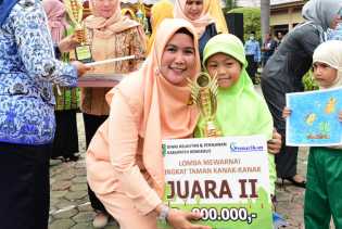 Berikut Pemenang Lomba Mewarnai yang Ditaja Dinas Kelautan dan Perikanan