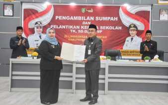 Bupati Kasmarni Tugaskan dr Ersan Sebagai Plt Sekda Bengkalis 