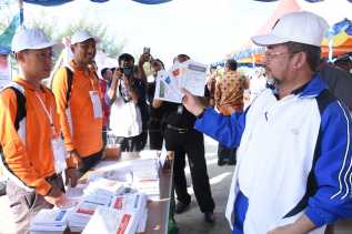 KPU Bengkalis Gelar Simulasi Pemungutan dan Rekapitulasi Hasil Suara Pemilu Serentak 2019