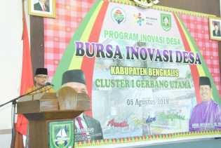 Meriahnya Bursa Inovasi Desa Cluster I Gerbang Utama