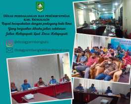 Disperindag Bengkalis Gelar Pertemuan Dengan Pedagang Pasar Terubuk Bengkalis