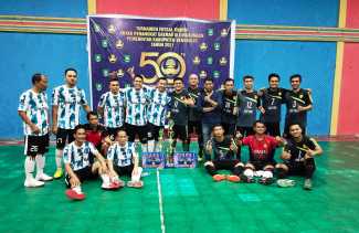 Final Futsal HUT KORPRI: Polres Juara, Setda FC Runner Up