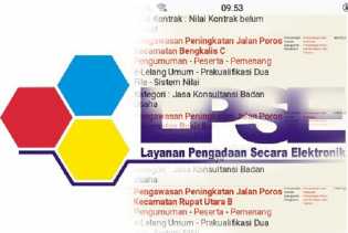 7 Paket Lelang di Dinas PUPR Masuki Tahap Pembukaan dan Evaluasi Penawaran
