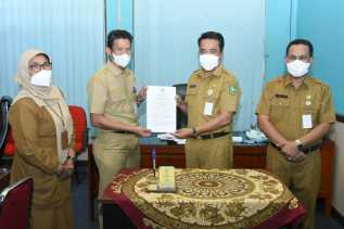 Disdukcapil Bengkalis Jalin Kerjasama Dengan Dinas Perkebunan
