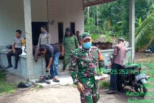 Cegah Covid-19, Babinsa Koramil 01/Bengkalis Edukasi Warga Desa Sungai Batang