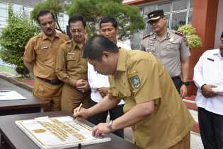 Bupati Bengkalis Resmikan Perpustakaan Tuan Guru Haji Ahmad