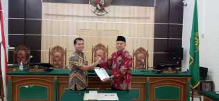 Optimalkan Penyimpanan Basan Baran, Rupbasan Kelas II Bengkalis Tandatangani MoU dengan PN Bengkalis