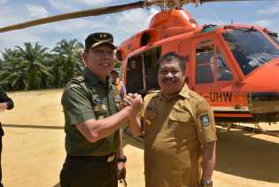 Bupati Bengkalis Minta Masyarakat Muara Basung Jaga Hasil TMMD