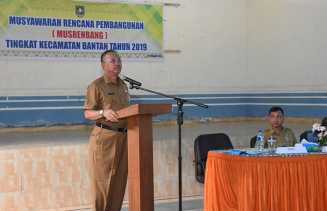 Tahun 2019, Kecamatan Bantan dapat Alokasi Anggaran 168,62 Miliar