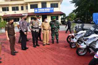 Bupati Bengkalis Ikut Apel Gelar Pasukan Operasi Lancang Kuning, Masyarakat Diimbau Patuhi Aturan Lalu Lintas 