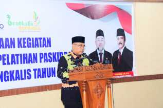 Buka Pelatihan Anggota Paskibraka 2022, Kasmarni Berharap Pelatihan Ini Hendaknya Sebagai Ajang Pemantapan Fisik dan Kesiapan Mental 