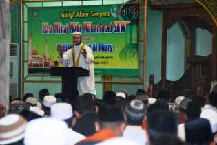 Kedatangan Ulama Asal Mesir, Jamaah Masjid Istiqomah Bengkalis Membludak