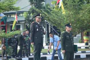 Upacara HUT ke-73 TNI di Makodim 0303 Berlangsung Khidmat