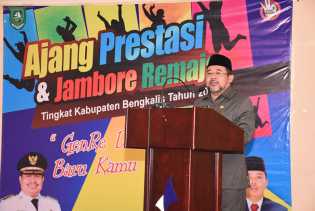 Ajang Prestasi dan Jambore Remaja, Bupati  Ajak ‘GenRe Dulu Baru Kamu’