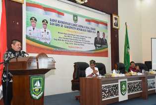 Bupati Amril Mukminin: “Camat, Kades, Lurah dan BPD Harus Searah, Dukung Terwujudnya Visi Kabupaten Bengkalis 2016-2021”