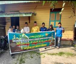 Kelurahan Kota Bengkalis Bagikan 15 Paket Sembako dan 100 Takjil Kepada Warganya 