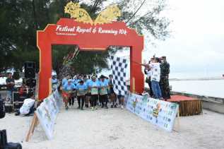 Bupati Bengkalis Hadiri Pelepasan Running 10k