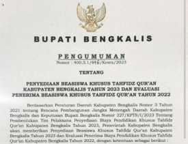 Pemkab Bengkalis Buka Peluang Bantuan Beasiswa Tahfidz Qur'an, Berikut Persyaratan