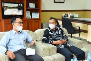 Wabup Bagus Terima Kunjungan  Manager PLN Bengkalis